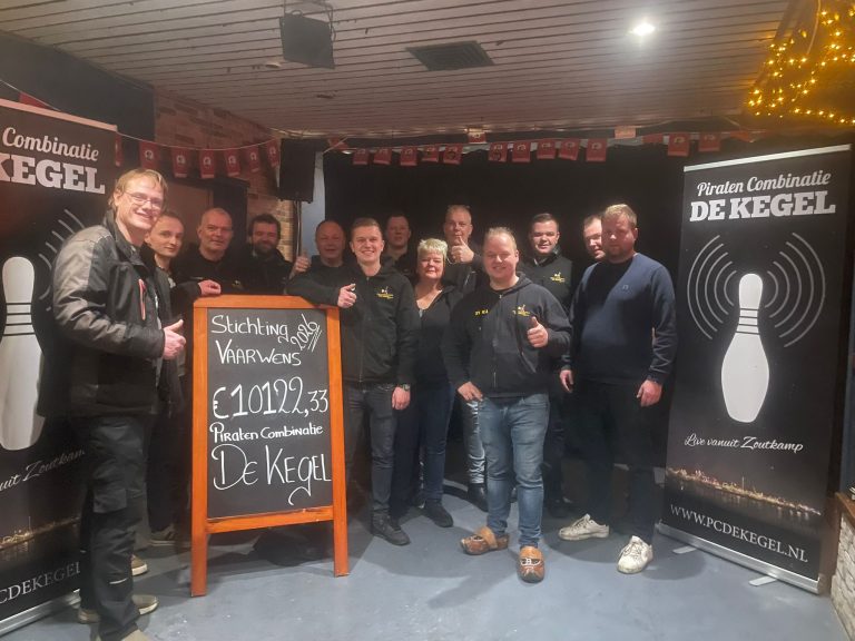 Zendpiraten brengen mooi bedrag bijeen